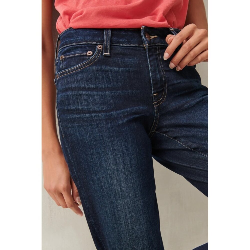 Lucky‎ Brand Jeans 2 26 Cropped Ankle Lolita Boot Orta Cut Raw Hem Dark